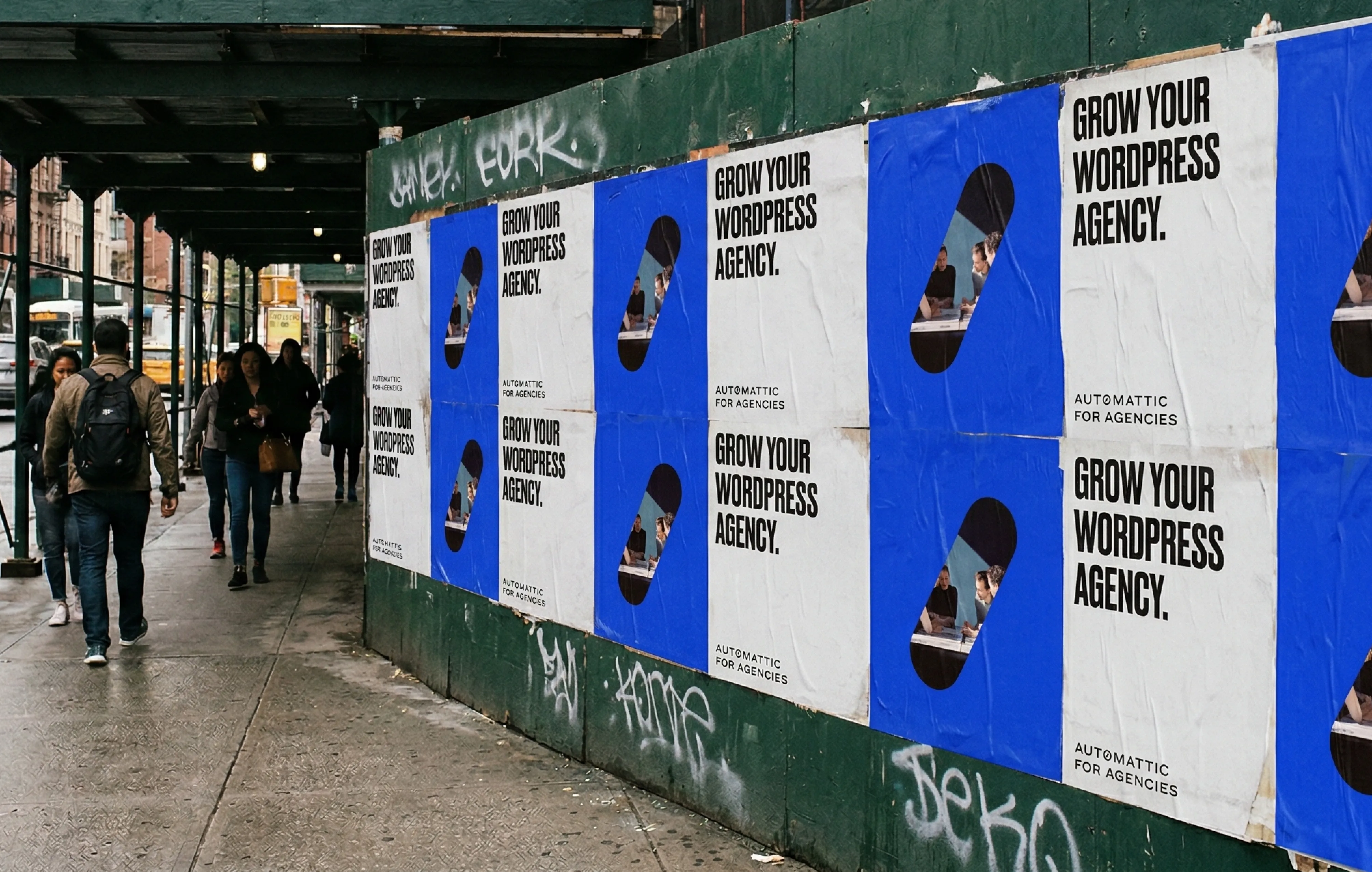 A4A marketing site bento grid layout